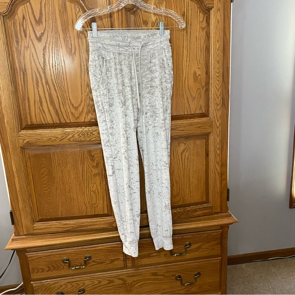 Lululemon Chrome Velvet Ready to Crush Jogger Pants Women’s 4 Workout‎ Athletic